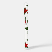 クリスマスの赤い花の植物画 Case-Mate iPhoneケース (裏面 / 左)
