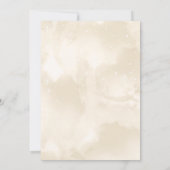 クリスマスの赤ちゃんシャワーを待つのかわいい 招待状 (裏面)