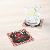 クリスマスの赤ちゃんシャワー「喜びの小さな束」 スクエアペーパーコースター (インサイチュ)