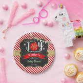 クリスマスの赤ちゃんシャワー「喜びの小さな束」 ペーパープレート (パーティー)