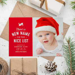 クリスマスの赤ちゃん かわいい2枚の写真 シーズンカード