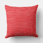 クリスマスの赤と白の真珠の文字列 クッション (裏面)