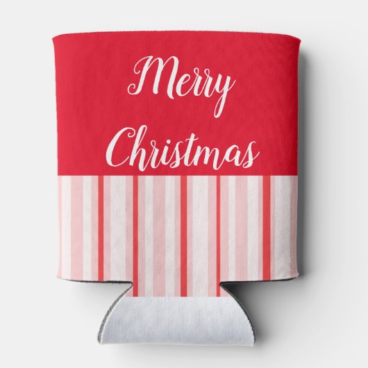 クリスマスの赤と緑のクーラー 缶クーラー (裏面)