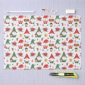 クリスマスの赤と緑の格言 薄葉紙 (クラフト)