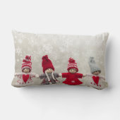 クリスマスの踊りの天使の装飾用クッション ランバークッション (裏面)