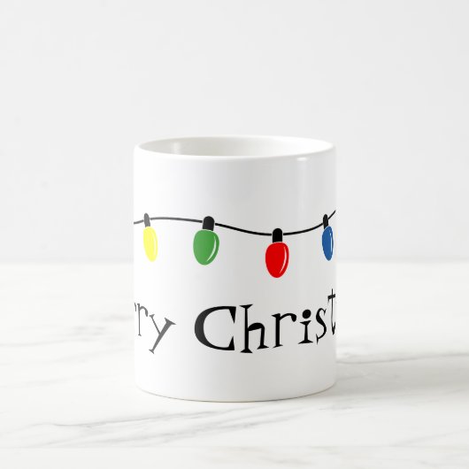 クリスマスの軽い装飾とホリデーコーヒーマグ コーヒーマグカップ (中央)