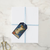 クリスマスの輝かしい歌の天使 ギフトタグ (より糸付き)