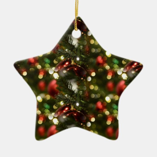 クリスマスの輝き セラミックオーナメント (正面)