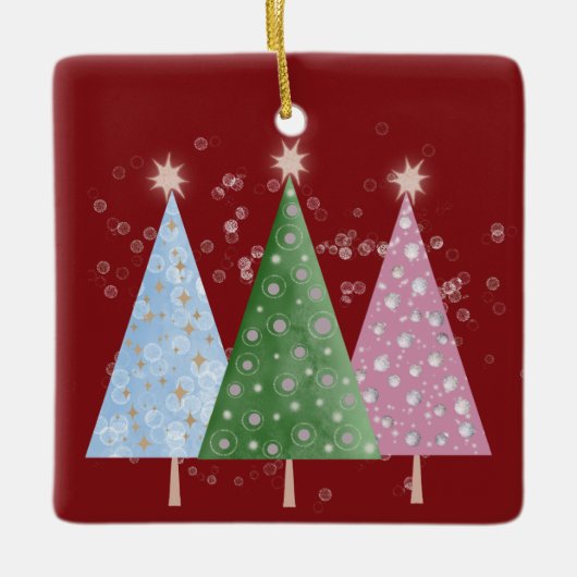 クリスマスの輝き セラミックオーナメント (正面)