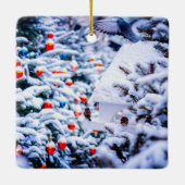 クリスマスの輝き セラミックオーナメント (裏面)