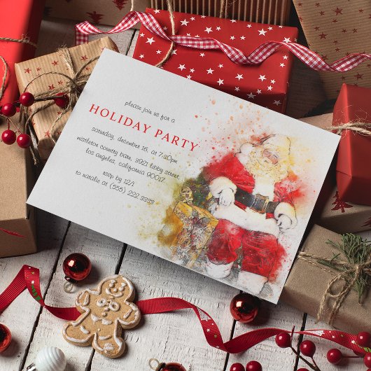 クリスマスの輝き | ホリデーパーティー 招待状
