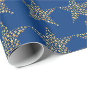 クリスマスの輝く星 ラッピングペーパー (ロールコーナー)
