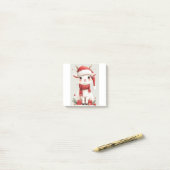 クリスマスの農場の動物のかわいいヤギ ポストイット (デスク上)