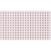 クリスマスの農家の赤のトラック テーブルクロス (正面(横))