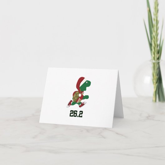 クリスマスの連続したカメ26.2 シーズンカード (正面)