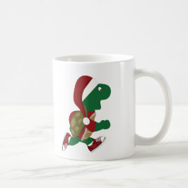 クリスマスの連続したカメ コーヒーマグカップ