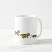 クリスマスの進化 コーヒーマグカップ (正面右)