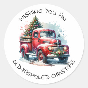 クリスマスの過ファッションドごし ラウンドシール