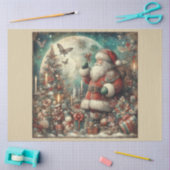 クリスマスの過去のデザインシリーズ30 薄葉紙 (クラフト)