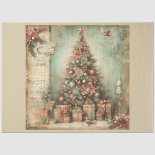 クリスマスの過去のデザインシリーズ 5 薄葉紙 (正面)