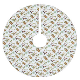 クリスマスの過去 ブラッシュドポリエステルツリースカート