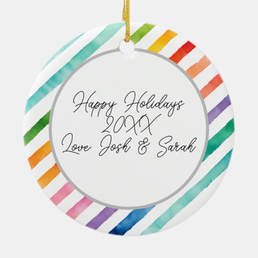 クリスマスの過恋しく思ごしは知らない セラミックオーナメント (裏面)