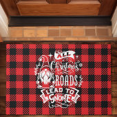 クリスマスの道はすべて格言 ドアマット