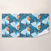 クリスマスの道具一式。イラストレーション バスタオル (バスタオル)