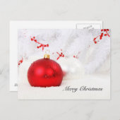 クリスマスの郵便はがき シーズンポストカード (正面/裏面)