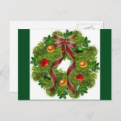 クリスマスの郵便はがき シーズンポストカード (正面/裏面)