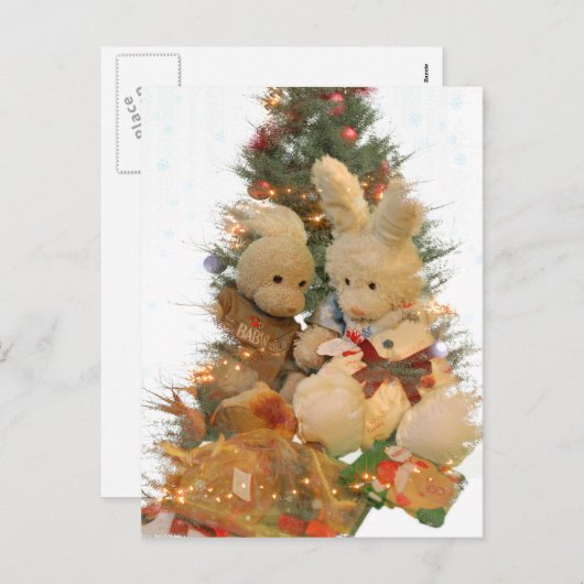 クリスマスの郵便はがき シーズンポストカード (正面/裏面)