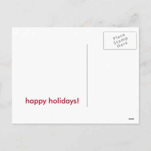 クリスマスの郵便はがき シーズンポストカード (裏面)