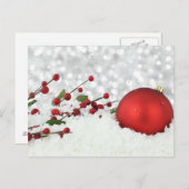 クリスマスの郵便はがき シーズンポストカード (正面/裏面)