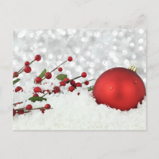 クリスマスの郵便はがき シーズンポストカード