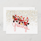 クリスマスの郵便はがき シーズンポストカード (正面/裏面)