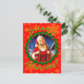 クリスマスの郵便はがき シーズンポストカード (スタンド正面)