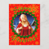 クリスマスの郵便はがき シーズンポストカード (正面)