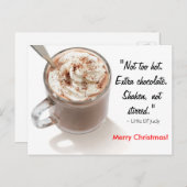 クリスマスの郵便はがき シーズンポストカード (正面/裏面)