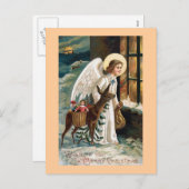 「クリスマスの配達」 シーズンポストカード (正面/裏面)