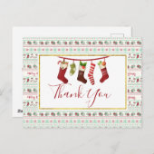 クリスマスの醜いスウェーターのパターン ポストカード (正面/裏面)