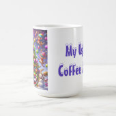 クリスマスの醜いセーターデザイン コーヒーマグカップ (中央)