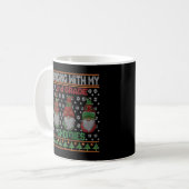 クリスマスの醜いセーター2nd先生グノーミーTシャツ コーヒーマグカップ (正面左)