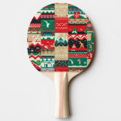 クリスマスの醜いセーター(8) 卓球ラケット (裏面)