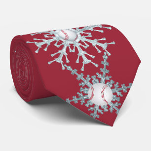 クリスマスの野球 ネクタイ