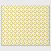 クリスマスの金ゴールドのクローバーのギフトの包装紙 ラッピングペーパー (フラット)