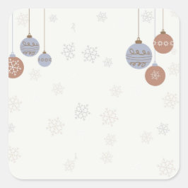 クリスマスの金貨 スクエアシール