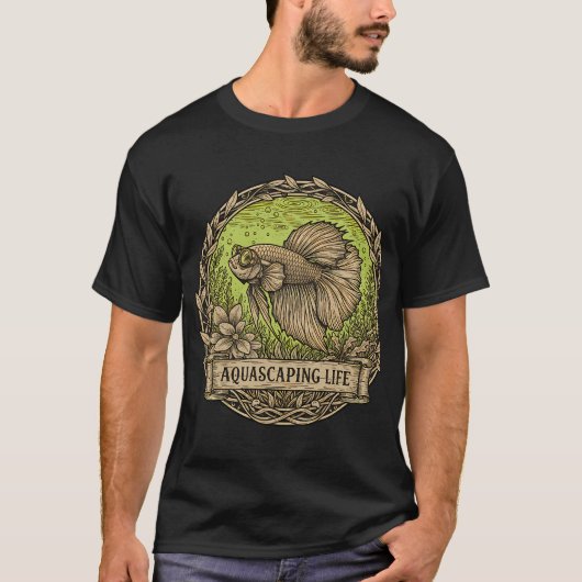 クリスマスの金魚 Tシャツ (正面)