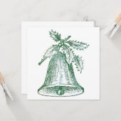 クリスマスの鈴とヒマツリ カード (正面/裏面インサイチュ)