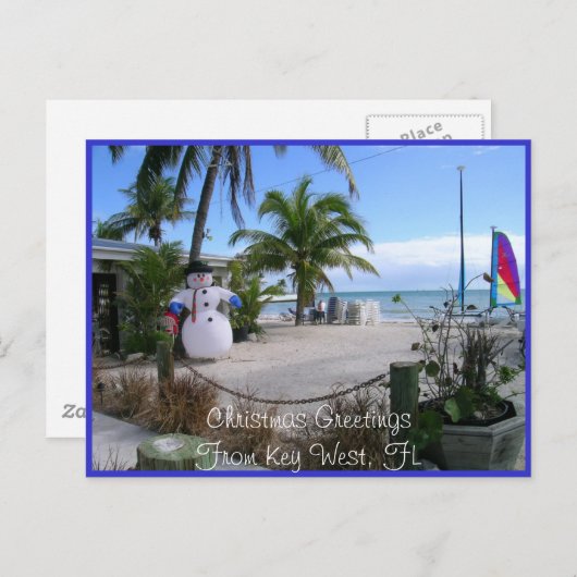 クリスマスの鍵西, FL シーズンポストカード (正面/裏面)