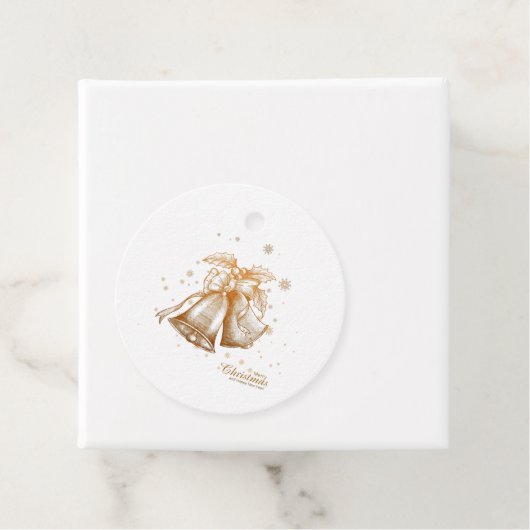 クリスマスの鐘とクリスマスの新年を祝う フェイバータグ (インサイチュ)